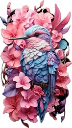 Oiseau floral LestresorsdeYas